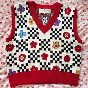 Kina And Tam Colorful Checkered Vest